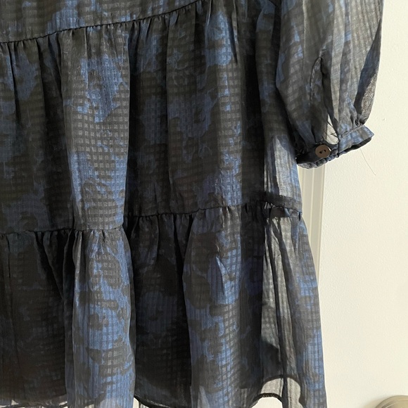 NWT Zara Printed Mini Dress Sz S - Picture 3 of 4